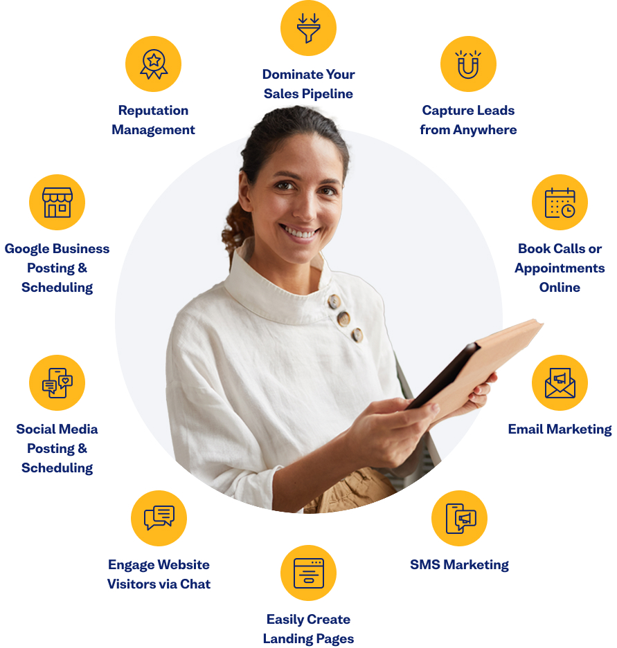 sales marketing software features